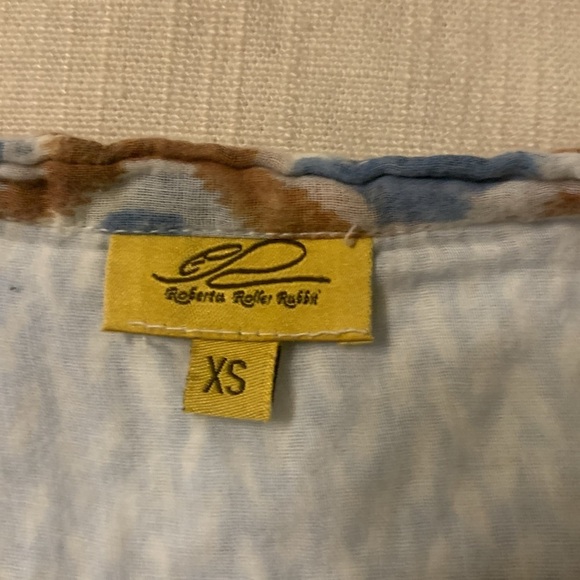 Roberta Roller Rabbit‎ Beach CoverupTunic Size XS tunic summer beach vacation - Picture 6 of 12